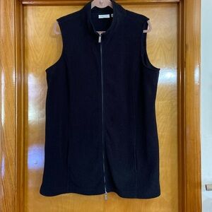 Denim & Co. Fleece Vest - 1X